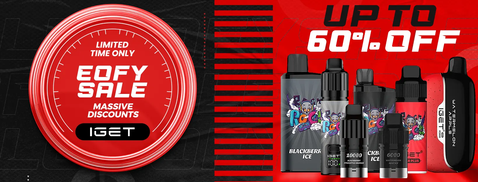 IGET EOFY Vape Sale Massive Discounts